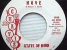 STATE OF MIND Move If He Comes Back DELAWARE GARAGE PUNK 45 on CHAVIS 1038 bb548