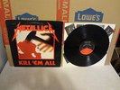 ORIGINAL 1983 METALLICA KILL EM ALL LP ELEKTRA RECORDS MORE LP RECORDS LISTED