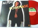 ACDC LP POWERAGE RED COLORED VINYL 1978 ATLANTIC RARE