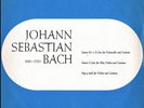 BACH Sonatas PASQUIER Cello DOUKAN Violin BOULAY Harpsichord FLP-77006 10inch