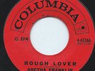 ARETHA FRANKLIN 45RPM '63 COLUMBIA ROUGH LOVER NORTHERN SOUL VG++ VINYL