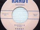 KENNY & the CADETS Barbie / What Is A Young Girl Made Of BEACH BOYS surf 45 e81