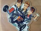 EX THE STRAY CATS SHE'S SEXY AND SEVENTEEN 17 SHAPED VINYL PICTURE PIC DISC 45