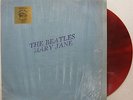 THE BEATLES Mary Jane Spicy Songs Red Marble Colored Vinyl Stamped Sleeve TMOQ
