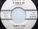 TOMMY DAE TENSIONETTES It Was A Lie You Made me Cry WLP 45 Teenage Girl e16 HEAR