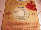 1958 ROCKABILLY 45 EP CREST RECORDS PICTURE SLEEVE FERGUSON FAMILY EDDIE COCHRAN