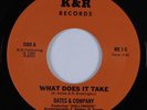 Modern Soul Boogie 45 OATES & COMPANY What Does It Take K&R VG++ HEAR