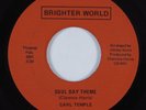 Crossover Soul Funk 45 CARL TEMPLE Soul Day Theme BRIGHTER WORLD NM HEAR