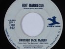Jazz Mod R&B Soul 45 BROTHER JACK MCDUFF Hot Barbecue PRESTIGE HEAR