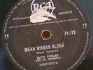 ELVIS PRESLEY 78 RPM SOUTH AFRICA MEAN WOMAN BLUES 50's LISTEN