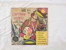 CAPTAIN VIDEO - Record and Story Comic w/ Punch Outs Rare 50's Childrens 45