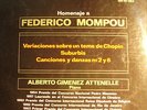 HOMENAJE A FEDERICO MOMPOU-VARIACIONES SOBRE UN TEMA DE CHOPIN SUBURBIS CANCIONE