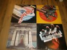 4 JUDAS PRIEST Record LP Sin After Sin British Steel Turbo Screaming Vengeance