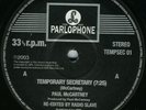 Rare and Limited Vinyl   Paul  McCartney - Temporary Secretary Radio Slave edit