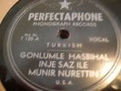 TURKISH 78 RPM RECORD-  PERFECTAPHONE 120