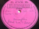BREAD, LOVE AND DREAMS   AMARYLLIS ** 1971 UK 1st DECCA LP TEST PRESSING DEMO