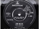 The Beatles - Love Me Do -  Scarce UK 1964 'Sold In UK' Label Parlophone 45