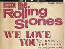 ROLLING STONES   MEGA  RARE  SOUTH AFRICA PS  45   WE LOVE YOU