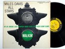 MILES DAVIS ALL STARS: WALKIN' prestige LP / bergenfield MONO DG RVG