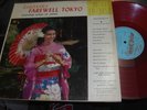 SAYONARA FAREWELL TOKYO 49TH STATE LP SOUVENIR SONGS OF JAPAN RED VINYL
