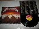 METALLICA Master of puppets LP vinyl Original MFN Music For Nations, rar
