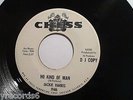 Jackie Harris:  No Kind Of Man/Same Instr.  Rare Soul 45 RPM - Chess Promo