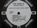 John Coltrane Archie Shepp New thing At Newport PROMO LP Mono Impulse A-94 jazz
