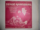 SERGE  GAINSBOURG  rare double 45 tours promo  philips original 1959  dedicacé