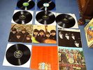 5x BEATLES LPs WITH THE BEATLES/PLEASE PLEASE ME/SGT PEPPER/FOR SALE/BLUE ALBUM