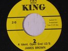 JAMES BROWN: 4 Ident. Open End I.d.'s 45 (dj only, radio station spots) rare So