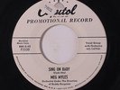 MEG MYLES: Sing On Baby / Will You Shed A Tear For Me 45 (dj, sm tol) rare Soul