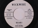 DAVE MYERS & SURFTONES: Gear / Let The Good Times Roll 45 (dj) rare Oldies