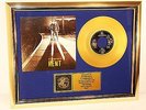Pet Shop Boys, Rent, mit Cover, Platin Record, Schallplatte Award gold