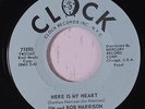 HARRISON BROTHERS: Here Is My Heart / Hand Clap Blues 45 Soul