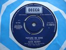 DAVE BERRY - PICTURE ME GONE ORIG 1966 UK DECCA 45 EX+ NORTHERN SOUL MOD SCOOTER