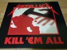 Metallica RARE original 1983 kill 'em all ANALOG vinyl lp with B-sides Elektra