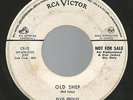 Elvis Presley - Old Shep - RCA Victor - Very Rare 1956 one-sided DJ promo 45