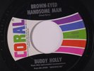 BUDDY HOLLY: Brown-eyed Handsome Man / Wishing 45 rare Oldies