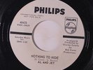 AL & JET: Nothing To Hide / Lucky Us 45 (dj) rare Soul