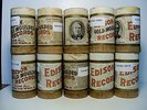 Twenty Edison Two Minute Cylinder Record Boxes - Empty, No Lids, Good Condition