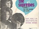 THE SUPREMES stop in the name of love / buttered popcorn +2 7” 45 EP Portugal PS