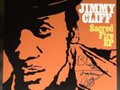 Jimmy Cliff SIGNED RARE RED LP Vinyl Record Sacred Fire ( Rancid Tim Armstrong