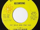 LEONARD ADAIR That Smile Upon Your Face 45 on Stage Rare Crossover Soul