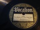 JIM JACKSON- VOCALION 78 RPM- CRACKED - HEY MAMA IT'S NICE LIKE THAT (PTS 1&2)