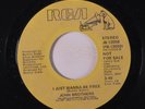JOHN BROTHERS: I Just Wanna Be Free / Try To Walk A Mile 45 (dj, almost M-) Sou