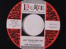 PARAMOUNTS: Just To Be With You / One More For The Road 45 (dj) rare Vocal Grou