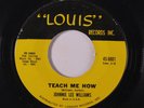 JOHNNY LEE WILLIAMS: Teach Me How / Nona Baby 45 Soul