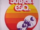 SUBJECT ESQ.: Subject Esq. LP (Germany reissue, gatefold cover, nearly new ) Ro