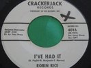 Ex Original Northern Soul 45 : Robin Rice   I've Had It   Wanted   Crackerjack