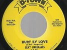 RARE DETROIT NORTHERN SOUL-D-TOWN-1043-SILKY HARGRAVES-HURT BY LOVE-45-(NM-)